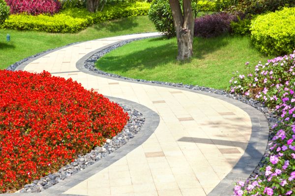 Garden Walkway Installation in Bowie