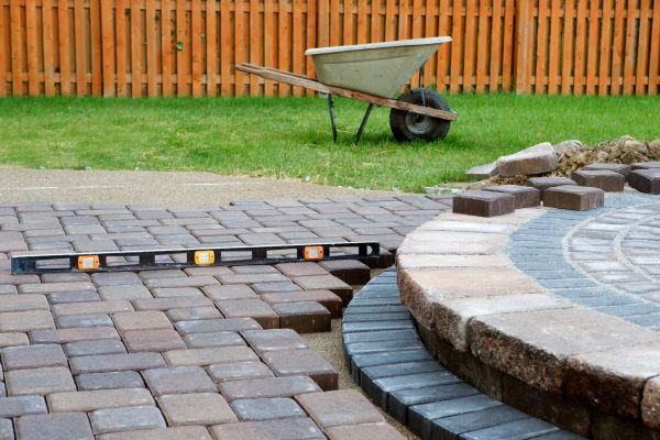 Brick Paver Patio Installation in Bowie